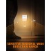 Domxty LED Night Light, [3 Lighting Modes] Plug in Dimmable Motion Sensor Night Light, Energy Saving Warm Yellow Nightlight for Bathroom, Bedroom, Hallway, Kitchen, Stairs [2 Pack] (Warm Yellow)