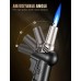 Domxty Torch Lighter Butane Refillable, Kitchen butane torch with [Adjustable Torch Nozzle & Flame], Cooking Blow Torch with Safety Lock for Grill, Creme Brulee, Camping, BBQ - Butane Gas Not Included